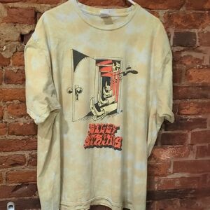 Billy Strings 3XL Band Tie Dye Shirt Yellow